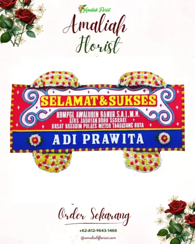 Karangan Bunga Ucapan Selamat di Ilir Barat I